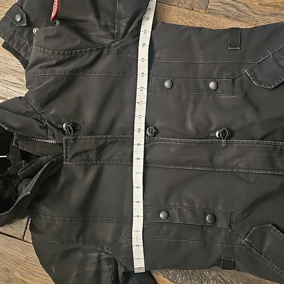 Canada Goose Black Hooded Coat - Picture 11 of 15